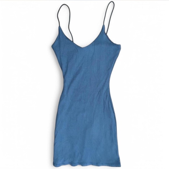 Windsor Blue Summer Mini Dress - Picture 3 of 4